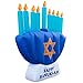 Holidayana 8ft Giant Inflatable Menorah Hanukkah Decoration | with Built-in Bulbs, Tie-Down Points, and Powerful Built in Fan