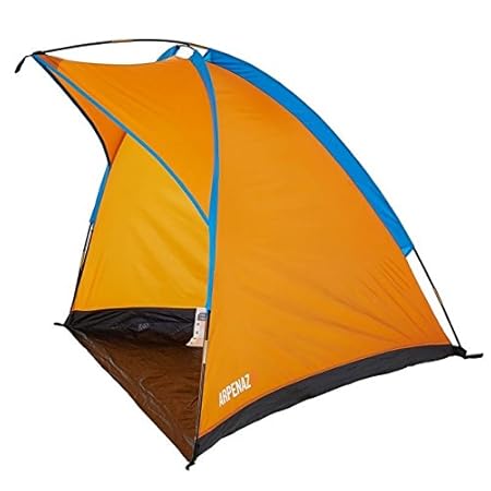 Quechua Popup-Schutzzelt, Strandmuschel, Arpenaz 0 orange/blau