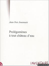 Prolégomènes à tout château d'eau