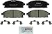 BOSCH BC855 QuietCast Premium Ceramic Disc Brake Pad Set - Compatible with Select Acura MDX; Infiniti Q45, QX4; Nissan Pathfinder, Quest; FRONT
