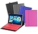 valkit Compatible with Microsoft Surface Pro 4 Case,Pro 4 Type Cover, Surface Pro 4 PU Leather Folio Protective Stand Cases Covers Bag Skin Compatible with Surface Original Keyboard, Black