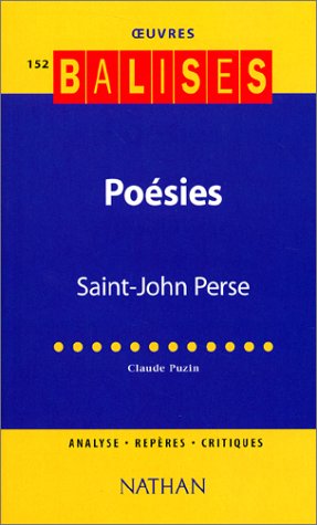 Poésies, Saint-John Perse