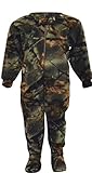 Infant Camo One Piece Footed Fleece Crawler W/ Magnet, 6-12 Months, Camo