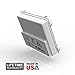 AUTOBOXCLUB US Flag - Old EZ Pass, IPass, IZoom Tag Holder/Transponder Holder/Toll Pass Windshield Mount/Made in USA/Premium Quality with Genuine Reclosable Mounting Strips