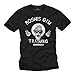 MAKAYA Roshi's Gym T-Shirt - Son Goku Dragonball Black Size L