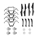 YouCute Spare Part Kit for T5G T5W JJRC H29G H29W Rc Quadcopter Drone Main Blade landing gear protecting frame Motor frame Gear
