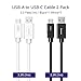 Tronsmart USB C Cable, Type C to USB 3.0 Charging Cable (2-Pack 3.3 Feet, 1 x Black,1 x White) for Samsung Galaxy S8 S8+, Google Pixel, Nexus 6P 5X, LG G6 Note 8 and More