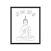 Let that shit go - Meditating Buddha Poster - Wall Art, Print