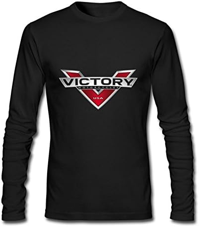 Men's Victory Motorcycle Logo Long Sleeve T-shirt