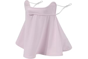 WRELS UPF 50+ Unisex Breathable Cooling Face Cover Sun UV Protection Earloop Neck Gaiter Scarf for Summer Outdoor Activities