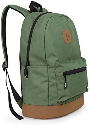 MIGGO STYLE ART DECO Small Backpack, Polyester, Green, Fits up to 15-inch Laptop