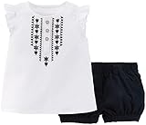 Carter's Baby Girls' 2 Piece Embroidered Set