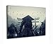 Martoo Art Japanese Samurai Framed Paintings Artwork On Canvas For Home Decorations Living Room Wall Art