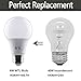 WTL 6 Pack A19 LED Light Bulbs, 9W(60W Equivalent), Non-Dimmable, E26 Medium Base, Warm White 2700k for Home, Living Room, Bedroom & Commercial Lighting