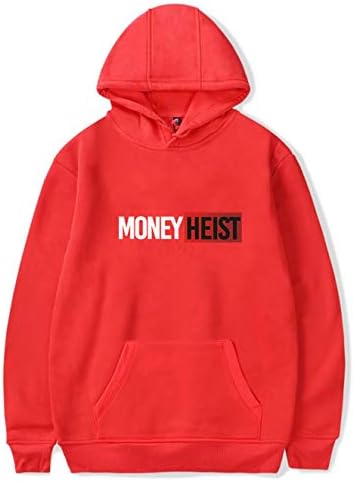 YIMIAO Money Heist Men's Hoodies La Casa de Papel Sweatshirts Cotton Pullover