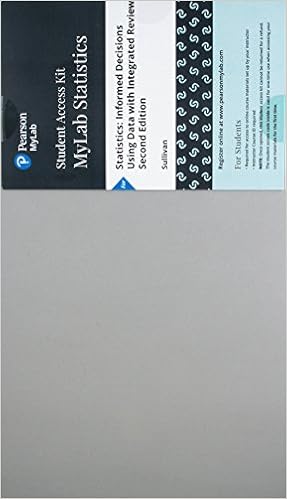 Amazon Com Mylab Statistics With Pearson Etext 24 Month Standalone Access Card For Statistics Informed Decisions Using Data With Integrated Review 9780134756813 Sullivan Iii Michael Books