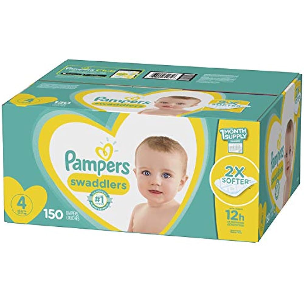 Pampers Baby Diapers SIze 4 Swaddlers Disposable Diapers