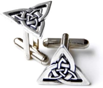 Quality Handcrafts Guaranteed Celtic Triangle Cufflinks