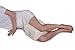 Panacea Wellbeing Memory Foam Knee Pillow with Breathable Oeko-TEX Cover for Side Sleepers - Provides Relief for Sciatic Nerve, Back, Leg and Hip Pain