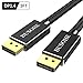 BUSOHE 8K Displayport Cable 1.4 2FT, DP to DP Cable (8K 60Hz, 4K 144Hz, 2K 240Hz 165Hz) 32.4Gbps Support for HDR, DSC 1.2, HBR3, Braided Display Port Cord for Gaming Monitor PC TV - 2 FT