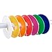 SOTOGO 42 Pieces Colorful Clothing Size Dividers Round Hangers Closet Dividers, 7 Color Blank and Size XXS to XXL with Marker Pen