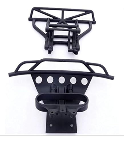 RPM RPM-80023 Paraurti Anteriore + Piastra Di Protezione Per Traxxas Slash 4x4 Cromato