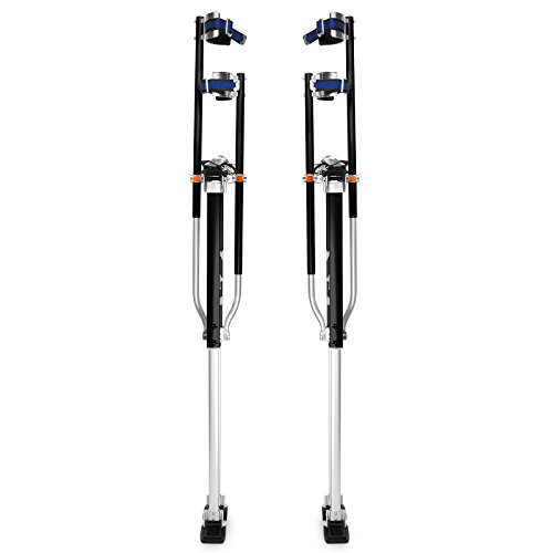 GypTool Pro 48" - 64" Drywall Stilts - Black