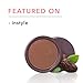 100% PURE Cocoa Pigmented Bronzer, Cocoa Glow, Bronzer Powder for Face, Contour Makeup, Soft Shimmer, Sun Kissed Glow (Deep Brown w/Gold-Red Undertones) - 0.32 Oz