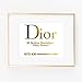Dior Gold Foil Art Wall Print distance Fashion poster 0500