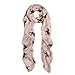 TrendsBlue Premium Stallion Horses Animal Print Scarf, Beige