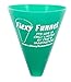 Flexy Funnel Green Silicone Funnel Tool (3 Inch) Folding Funnel for Liquids & Powders Formable Tool for Kitchen, Automotive, Lab & Arts & Crafts (2 Pack)