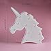 Pooqla Unicorn Marquee Sign Night Light with 10 Warm White LEDs Home Decoration Light Up Unicorn for Girls Gift Dorm Decor (White)