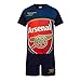 Arsenal Football Club Official Soccer Gift Boys Kids Kit Pajamas Red White