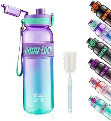 Botella Agua Motivacional, Botella de Agua, 1Litro para beber