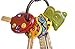 B. toys – LucKeys – Pretend Play Keys – 4 Textured Toy Keys for Babies & Toddlers – Flashlight & Car Sounds – 10+ Months