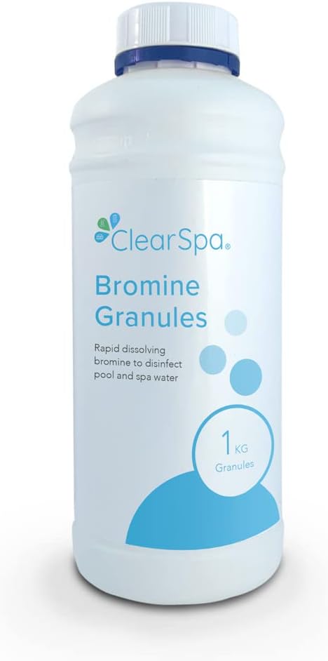 ClearSpa Bromine Granules 1kg for Hot Tubs Spas Pools