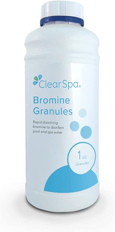 ClearSpa Bromine Granules 1kg for Hot Tubs Spas Pools