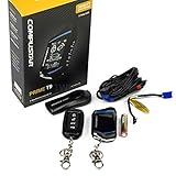Compustar RF-2WT9FM 2-Way Remote start kit with 4-Button RF LCD 1-way remote, 3000 Ft range and FMX Technology