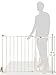 Carlson 76 Inch Wide Flexi Configurable Walk Through Pet Gate,Off-white