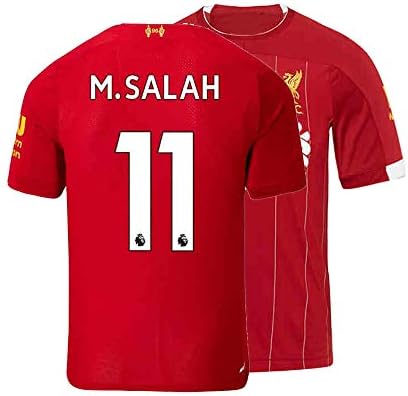 Mens M. Salah Jersey 11 Home 2019/20 Adult Soccer Liverpool
