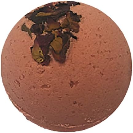 Rose Petal Bath Bomb Kit, 5 Pack, Rose Petal Filled, 5 Ounce, Bath Fizz, USA Made, Coconut Oil, Kid Friendly (Rose Essential Oil &amp; Floral Notes) USA Made, Paraben Free, Romantic Bath Bombs