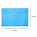 Plastic Envelopes Poly Envelopes - 24 Pack Poly Folders With Snap Button Closure Plastic Folders Premium Quality Document Folder A4 Size 6 Assorted Colors