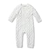 Hope & Henry Layette Soft White Cable Knit Sweater Romper