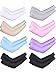 Boao 8 Pairs Unisex Arm Sleeves UV Sun Protection Cooling Sleeves for Driving Jogging Golfing Riding Outdoor Activities (Black, White, Gray, Sky Blue, Pink, Purple, Skin Color)
