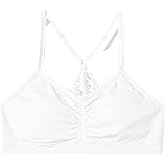 Maidenform Girl Girls' Seamless Ruched Crop W/Lace Back