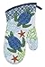 Kay Dee 4 Piece Sea Turtle Kitchen Set - 2 Terry Towels, Oven Mitt, Potholder,Blue