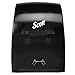 Scott Essential Hard Roll Paper Towel Dispenser (46253), Fast Change, 12.63” x 16.13” x 10.2”, Smoke (Black)