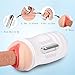 Pocket Pussy,Vibrating Male Masturbator Cup 3D Realistic Vagina Masturbation Toys for Intense Stimulation, Removable Stroker Adult Sex Toys