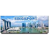 Singapore Panoramic Fridge Magnet Marina Bay Sands