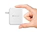 Charger, Spater 4-Port 4.2A 5W Travel USB Charger, Foldable Plug for iPhone 7, iPhone 6/6s, iPhones 5/5s, iPad Minis, iPod Touch, Kindle, Samsung, HTC, Motorola, Nokia, Android, and More (WHITE)